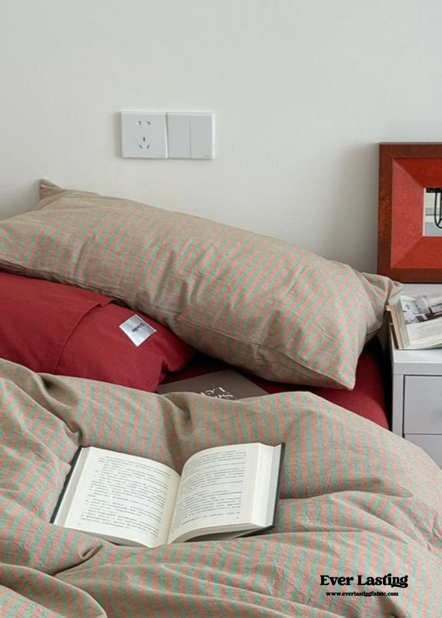 James Striped Bedding Set / Yellow