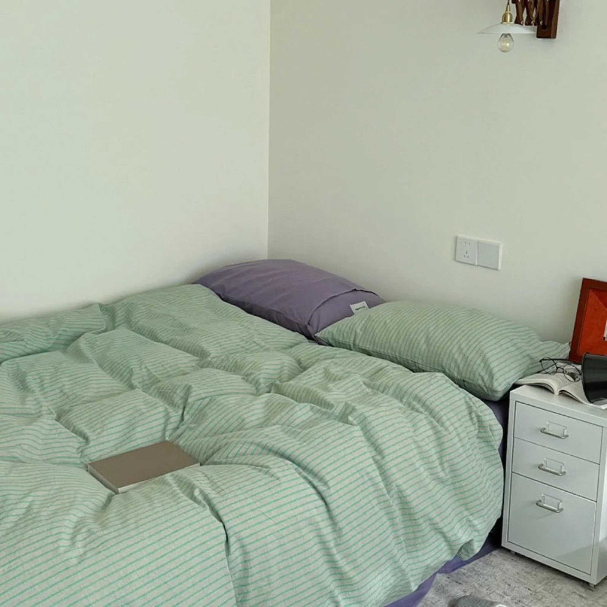 James Striped Bedding Set / Yellow