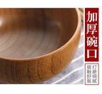 Japanese Wooden Bowls Jujube Wood Children Baby Adults Small Soup Bowls Solid Wood Salad Bowls Retro Household Tableware - House Of Avana
