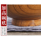 Japanese Wooden Bowls Jujube Wood Children Baby Adults Small Soup Bowls Solid Wood Salad Bowls Retro Household Tableware - House Of Avana
