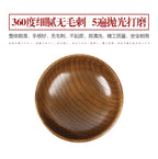 Japanese Wooden Bowls Jujube Wood Children Baby Adults Small Soup Bowls Solid Wood Salad Bowls Retro Household Tableware - House Of Avana