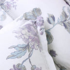 Jardin De Rose Printed Cotton Percale Duvet Set Mélange Home