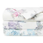 Jardin De Rose Printed Cotton Percale Duvet Set Mélange Home
