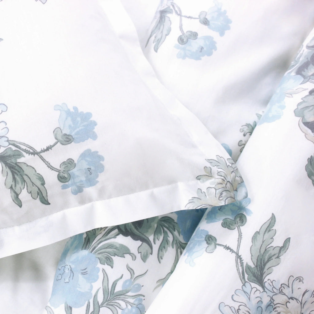 Jardin De Rose Printed Cotton Percale Duvet Set Mélange Home
