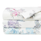 Jardin De Rose Printed Cotton Percale Sheet Set Mélange Home