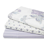 Jardin De Rose Printed Cotton Percale Sheet Set Mélange Home