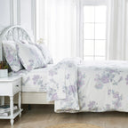 Jardin De Rose Printed Cotton Percale Sheet Set Mélange Home
