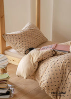 Jersey Knit Boho Twin Dorm Bedding Set / Burnt Orange Ever Lasting