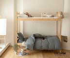 Jersey Knit Boho Twin Dorm Bedding Set / Burnt Orange Ever Lasting