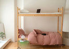 Jersey Knit Boho Twin Dorm Bedding Set / Burnt Orange Ever Lasting