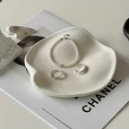 Jewelry Tray - Multifunctional Ceramic Black, side view - House Of Avana [[SKU:HOA-BAT-403]]