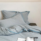 Joce Striped Bedding Set / Blue