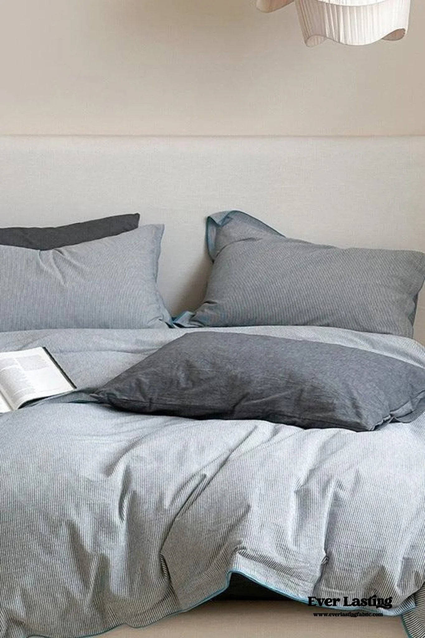 Joce Striped Bedding Set / Blue
