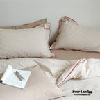 Joce Striped Bedding Set / Blue