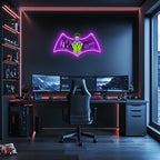 Joker Neon Sign, Uv Print Neon, Joker Uv Print Neon Sign, Neon Wall Art Peony Atelier