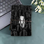 Journal - Faux Leather Black Binder