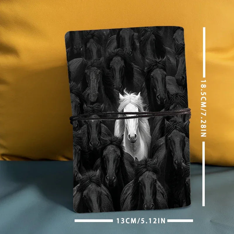 Journal - Faux Leather Black Binder