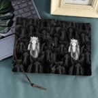 Journal - Faux Leather Black Binder