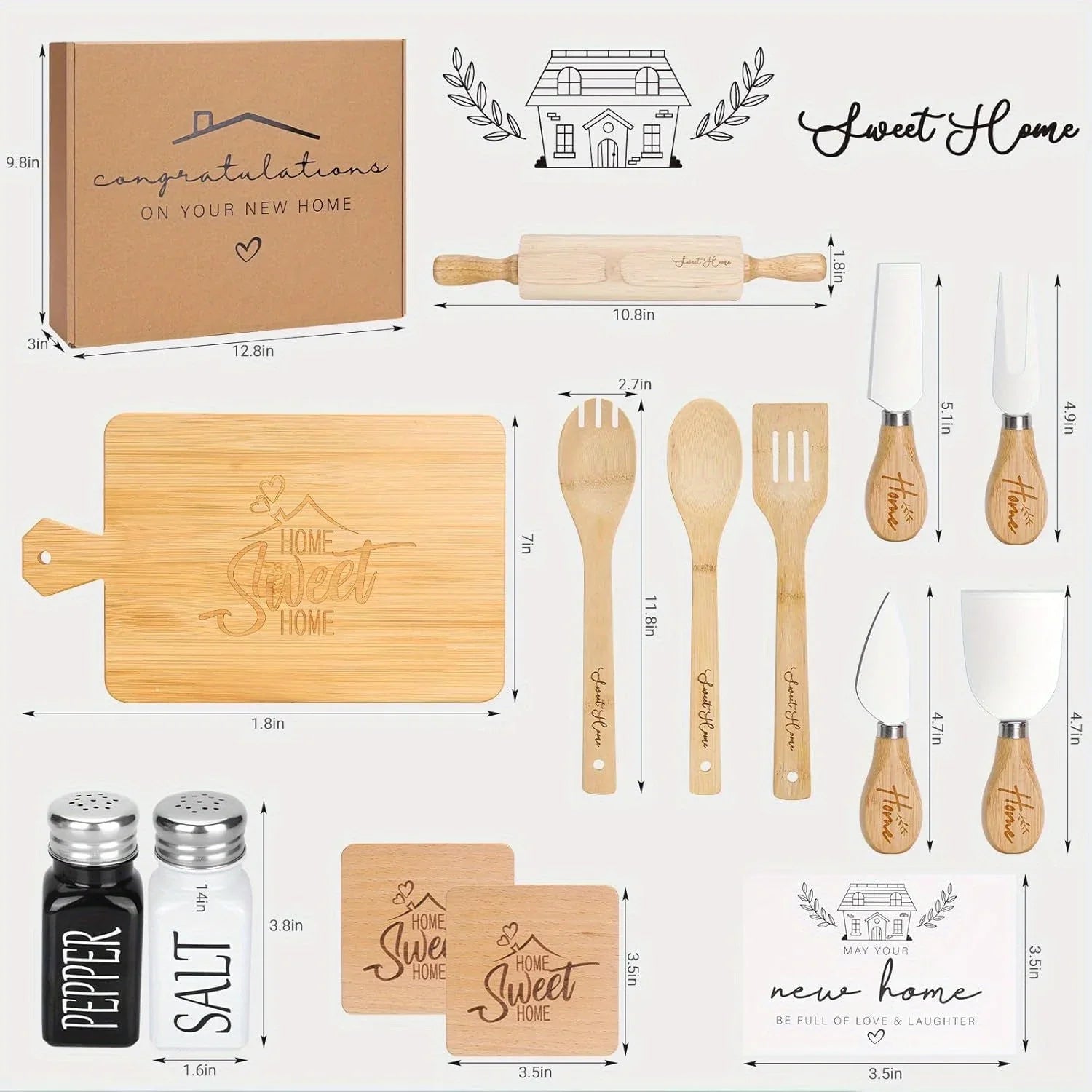 House Warming Gifts New Home, Realtors Closing Gifts for Home Buyers, House Warming Gifts Basket for Couple, Housewarming Gifts New Home, New Home Essentials Gift Ideas, Closing Gifts House Of Avana