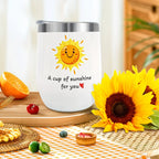 Ladies' Gift Basket, 13 Unique Birthday Gifts for Ladies, Best Friend Birthday And Christmas Gifts, Sunflower Bath Gift Basket Sends Sunshine Fuel Box for Sisterly Friendship - Light Up Her Day! House Of Avana