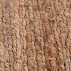 Jute Rug Kaia Hand-Woven with Natural Fibers in Nature Brown RugYourHome