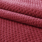 Kasentex All Season Cozy Velvet Quilt Set with Shams, Queen, King, Room Decor, Graduation Gifts