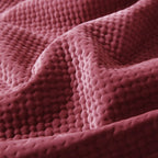 Kasentex All Season Cozy Velvet Quilt Set with Shams, Queen, King, Room Decor, Graduation Gifts