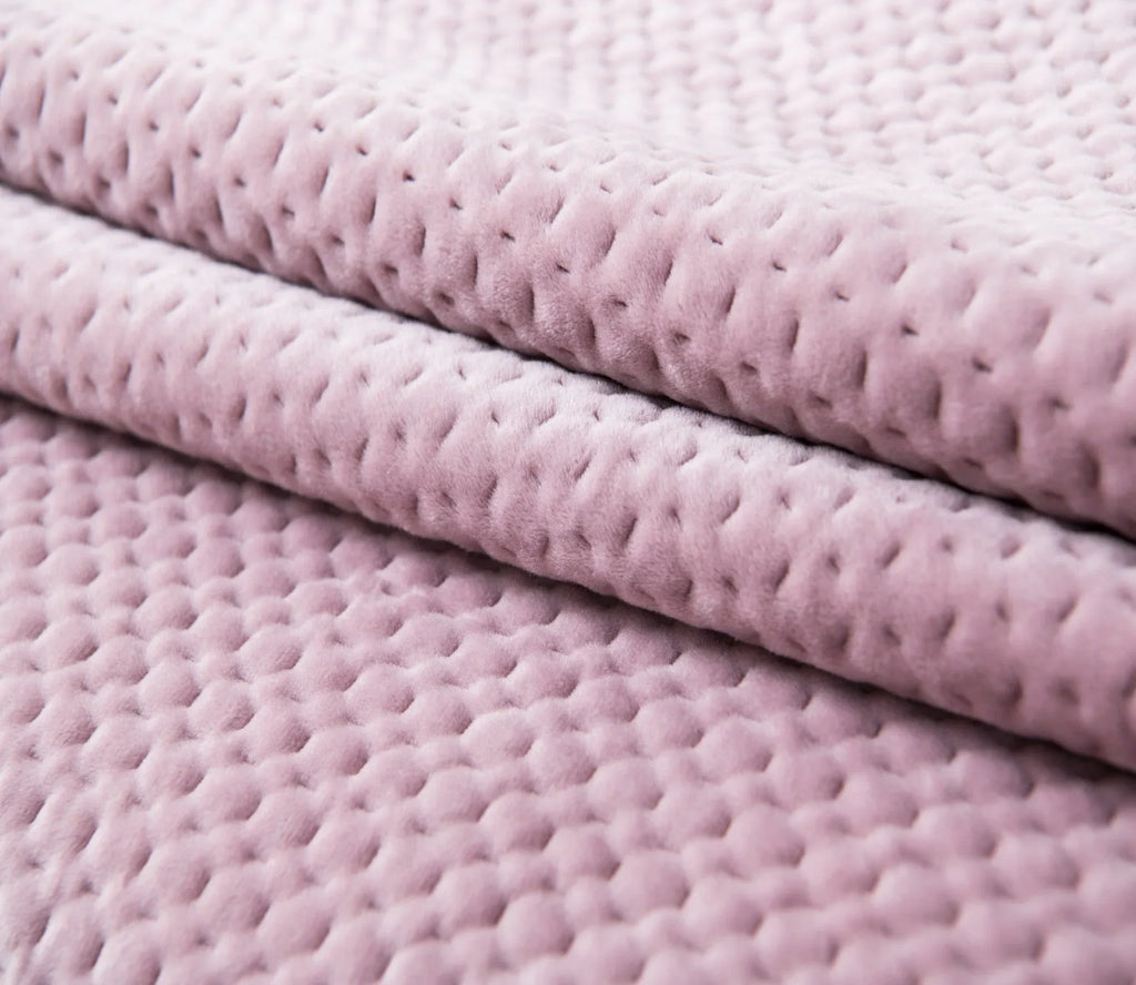 Kasentex All Season Cozy Velvet Quilt Set with Shams, Queen, King, Room Decor, Graduation Gifts