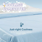 KASENTEX Cooling Blanket for Hot Sleepers - Ultra Soft Silky All Season Comforter, Hypoallergenic & Breathable Bedding - Ideal Gift