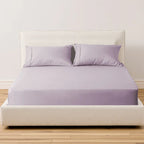 Kasentex Spring All Season Deep Pocket Fitted Sheet Set with Pillowcases, Room Decor, Graduation Gifts