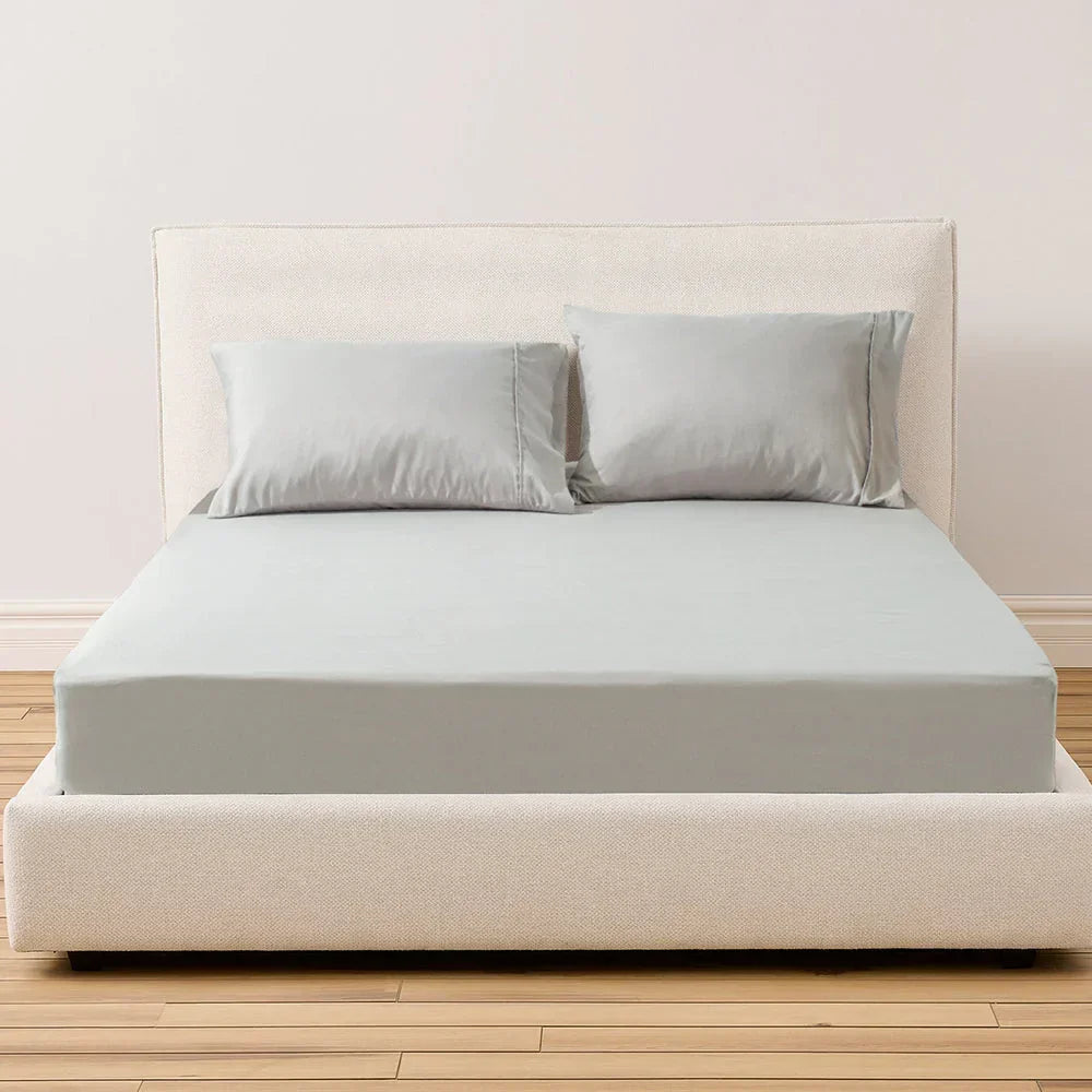 Kasentex Spring All Season Deep Pocket Fitted Sheet Set with Pillowcases, Room Decor, Graduation Gifts