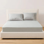Kasentex Spring All Season Deep Pocket Fitted Sheet Set with Pillowcases, Room Decor, Graduation Gifts