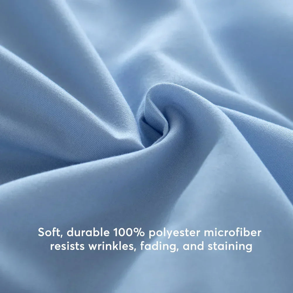 Kasentex Spring Duvet Cover Bedding Set with Duvet Cover, Pillowcase, Fitted Sheet, Hypoallergenic and Breathable, Room Decor, Graduation Gifts