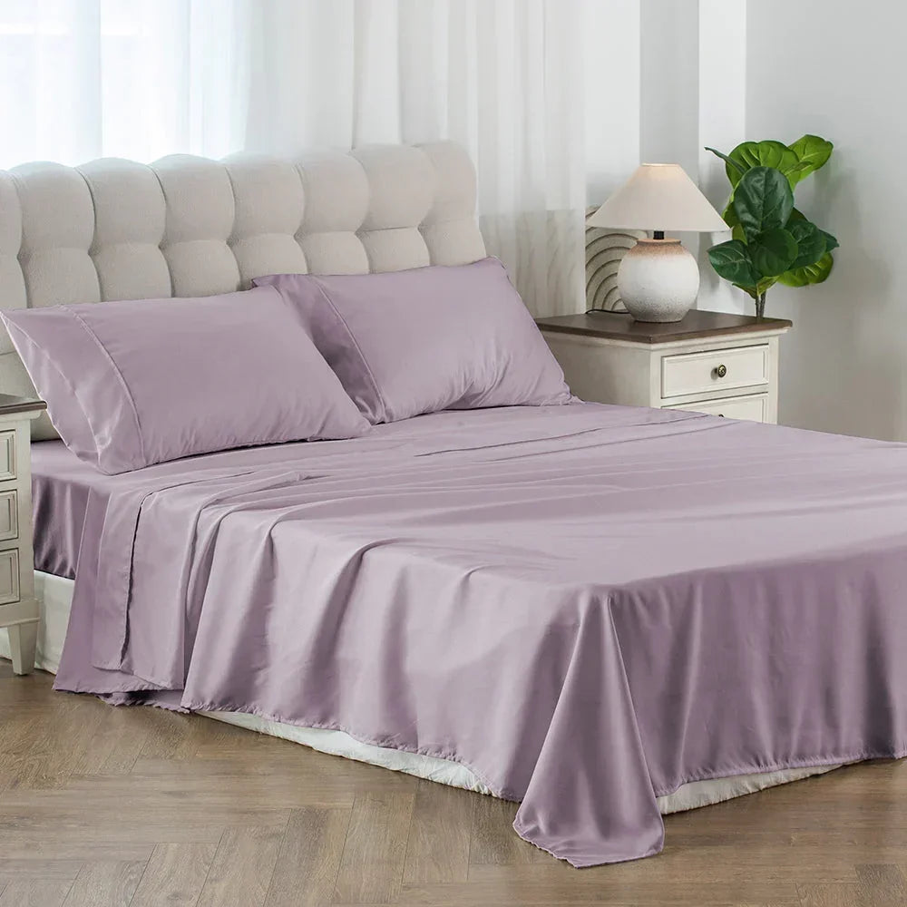 Kasentex Spring Soft Sheet Bedding Set in Deep Pocket, Hypoallergenic and Breathable, Room Decor, Graduation Gifts