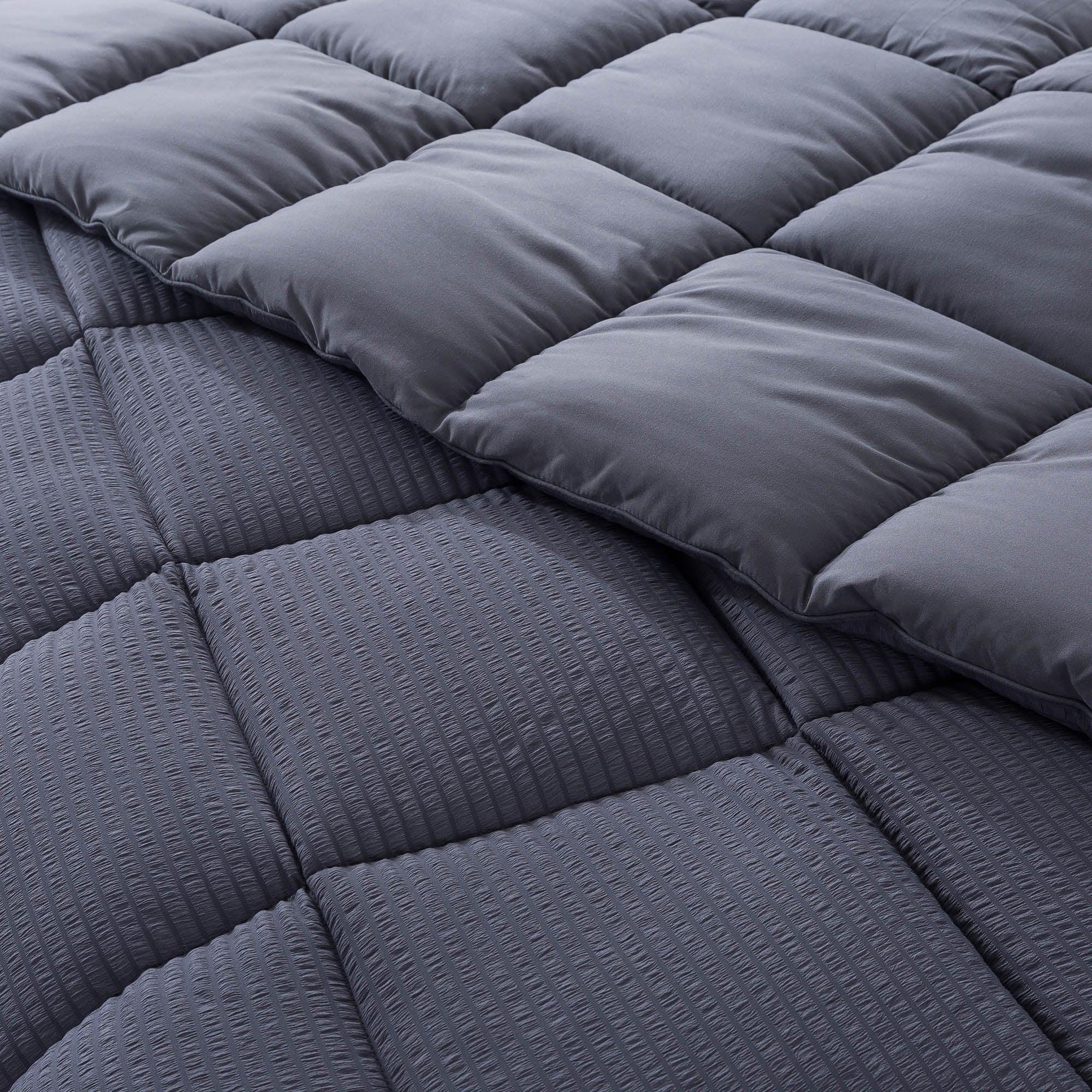 Kasentex Ultra Soft All Season Down Alternative Reversible Comforter, Twin, Queen, King, Room Decor, Graduation Gifts