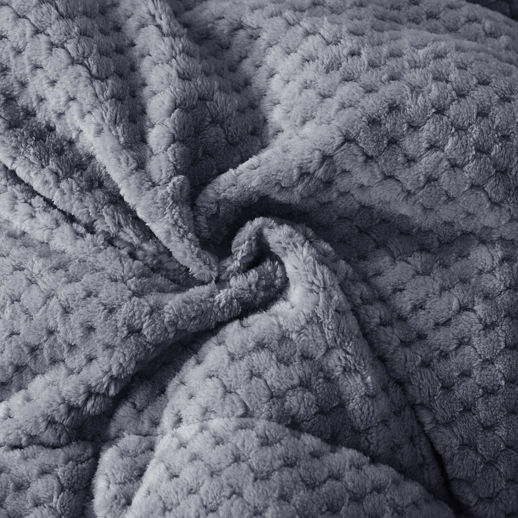 Kasentex Ultra Soft All Season Reversible Plush Sherpa Lined Comforter, Twin, Queen, King