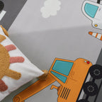 Kids Play-Mat Bob Construction Road with Trucks & Cranes RugYourHome