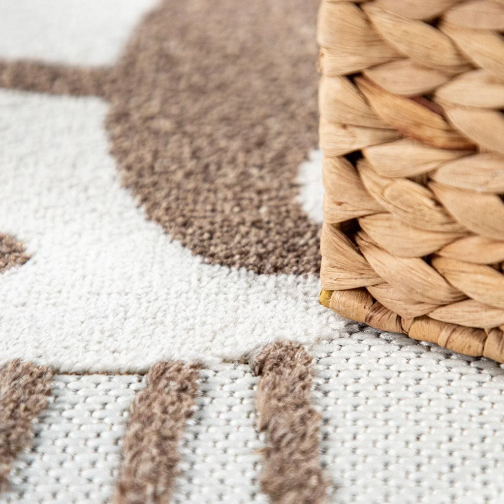 Kids Rug Tweet Happy Lion Play-Mat in Beige RugYourHome