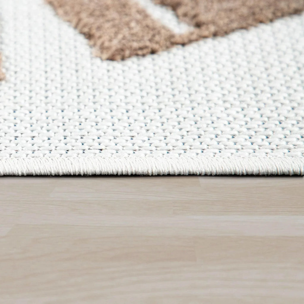 Kids Rug Tweet Happy Lion Play-Mat in Beige RugYourHome