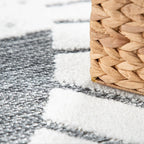 Kids Rug Tweet Happy Lion Play-Mat in Mottled Grey RugYourHome