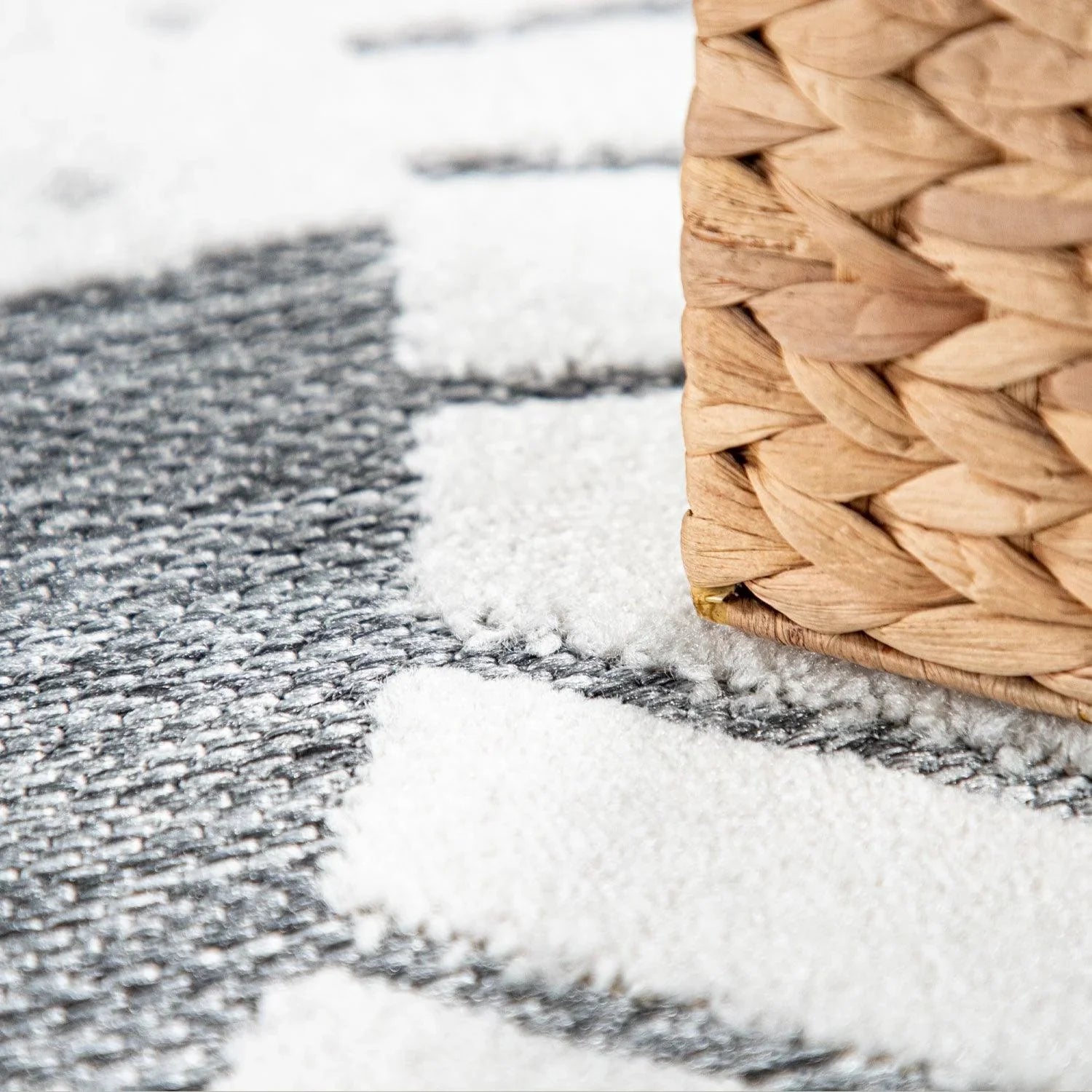 Kids Rug Tweet Happy Lion Play-Mat in Mottled Grey RugYourHome