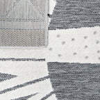 Kids Rug Tweet Happy Lion Play-Mat in Mottled Grey RugYourHome