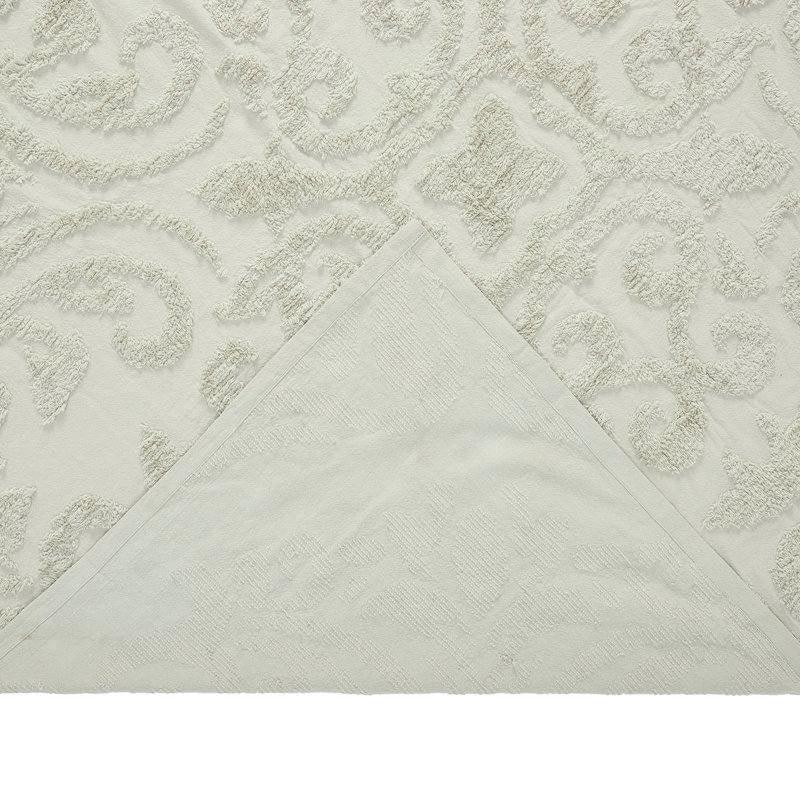 King Size 100-Percent Cotton Chenille 3-Piece Coverlet Bedspread Set in Sage