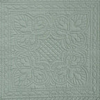 King Size 3 Piece Reversible Scalloped Edges Microfiber Quilt Set in Seafoam