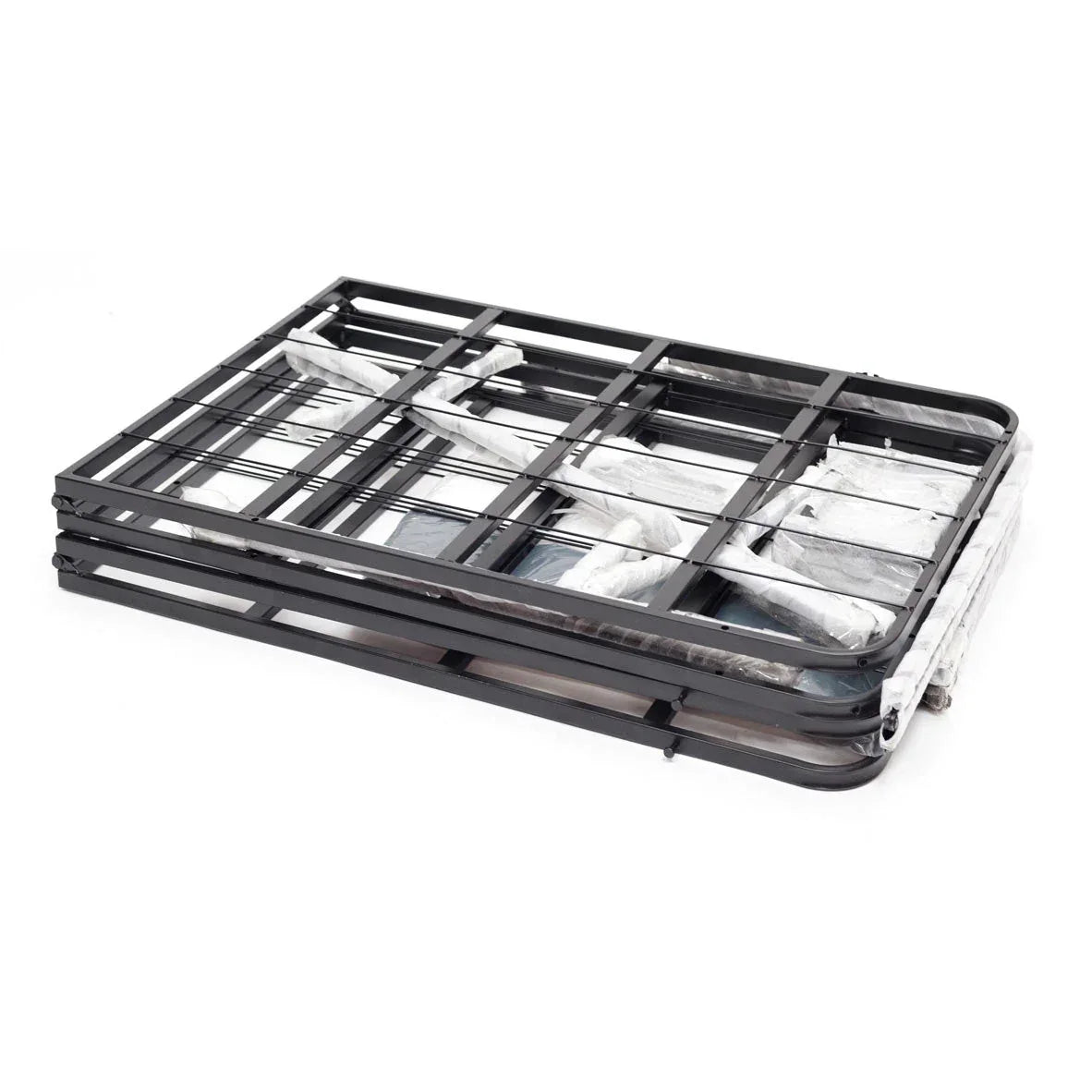 King size Metal Box-Spring Mattress Foundation with Cover