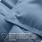 King/Cal King Size All Season Super Soft Down Alternative Comforter Set Blue