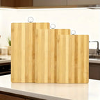 Kitchen large, medium and small cutting boards 3in 1 double-sided bamboo wood carbonized cutting board thickened | Rectangular fruit and vegetable cutting board knife board chopping board, Meal Preparation, Rectangular Design