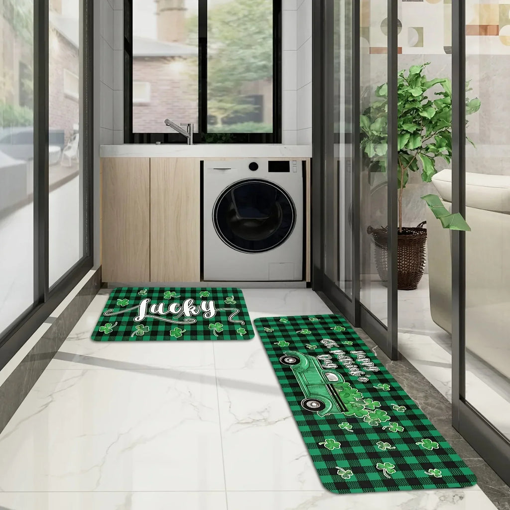 Kitchen Mat - Non-Slip Polyester 2-Pack