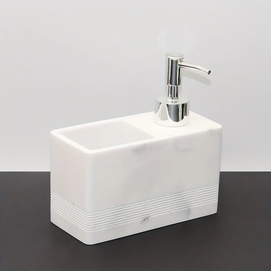 Kitchen Multi-Functional Cleaner Soap Dispenser, Manual Press Pump for Dish Soap and Sponge Storage, Dish Soap Dispenser, Dish Soap Dispenser with Sponge House Of Avana