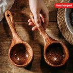 [Ergonomic Kitchen Spoon] 1pc Kitchen Spoon - Ergonomic Handle, Durable Construction | Non-Slip Grip, Compact Design for Precise Measuring, Scooping, Serving - Ideal for Baking, Cooking, Soup Serving - Safe for Home & Profess House Of Avana [[SKU:HOA-MSC-005]]